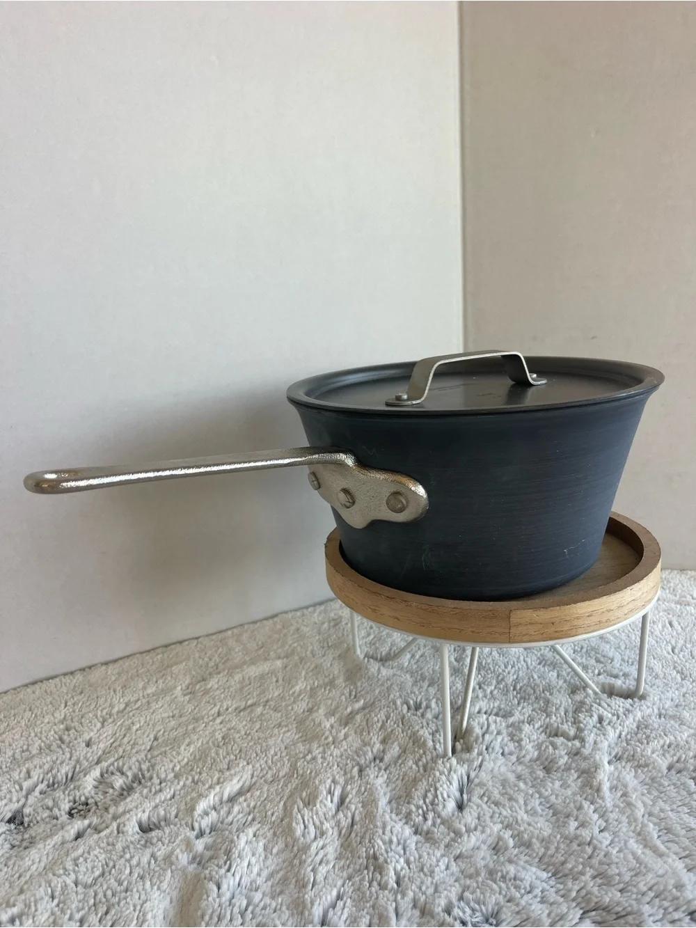 Calphalon Commercial 2.5Qt 1702 1/2 Pot w/  Lid Hard Anodized